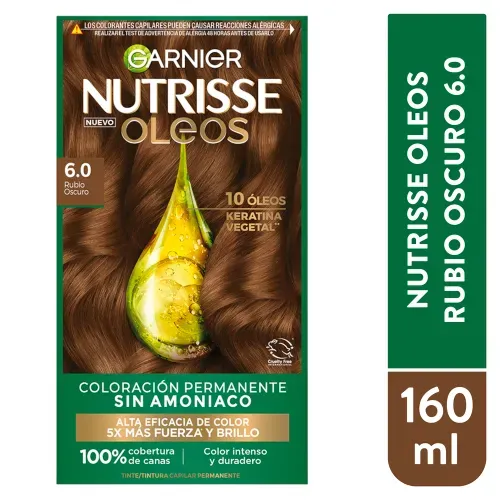 Nutrisse Tinte 6 0 Oleo Rubio Oscur 45ml