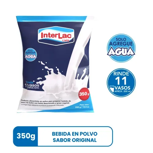 Bebida Láctea Interlac Original - 350g
