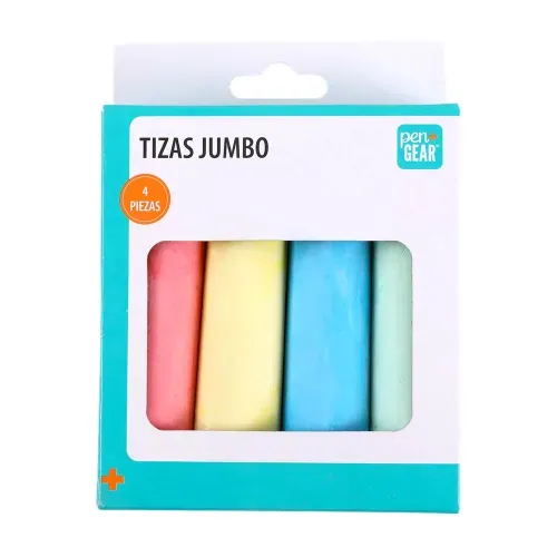 Tizas Pen + Gear jumbo - 4 Pzas