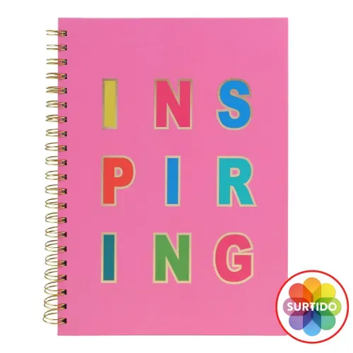 Cuaderno Pen + Gear de resortes - 88 hojas