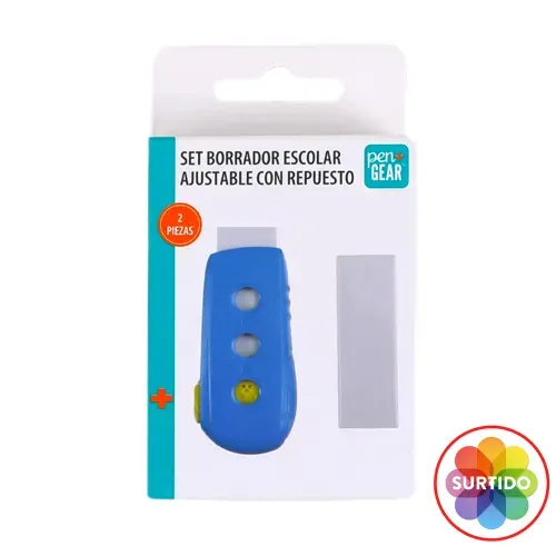 Borrador Pen + Gear ajustable con repuesto