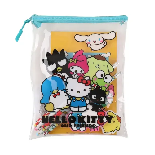 Kit papelería Pen + Gear hello kitty escolar - 8 Pzas