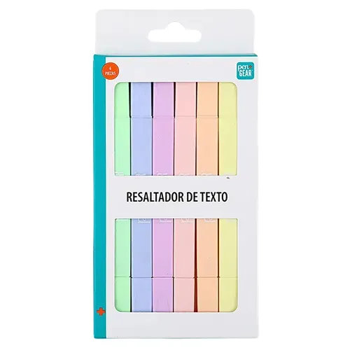 Resaltadores Pen + Gear colores pastel - 6 Pzas