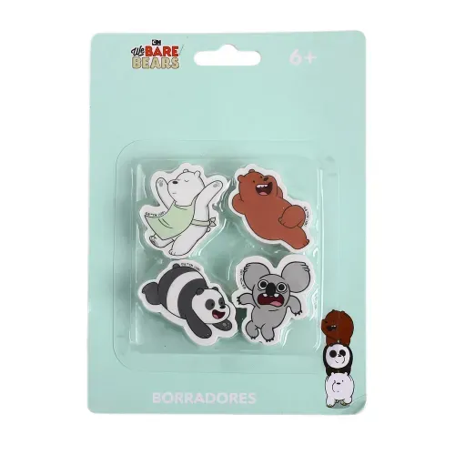 Bare Bears Set De 4 Borradores Para Graf