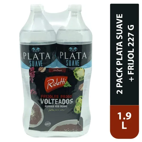 2pk Plata Suave 950 Mas Frijol227 1900ml
