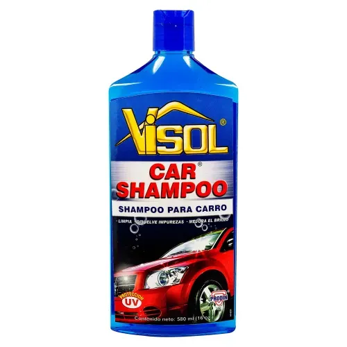 Shampoo para carro Visol con cera - 16 oz