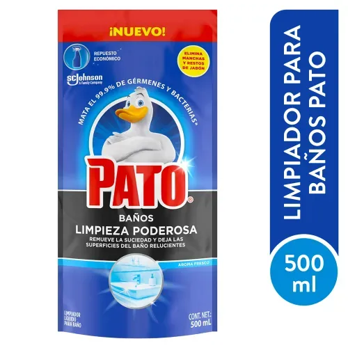 Limpiador para baño Pato limpieza poderosa doy pack - 500 ml