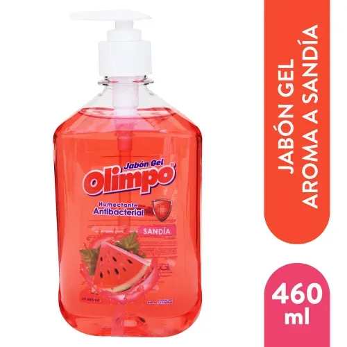 Jabón en gel de tocador Olimpo fragancia a sandía - 460 ml