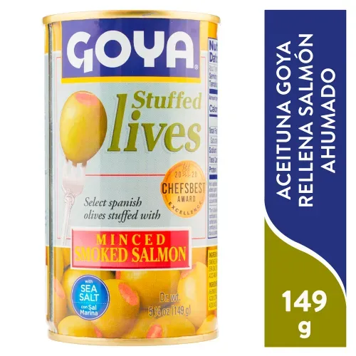 Aceituna Goya Rellena Salmon Ahu 149g