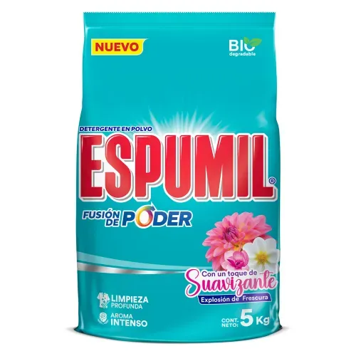 Detergente en Polvo Espumil Frescura - 5000 g