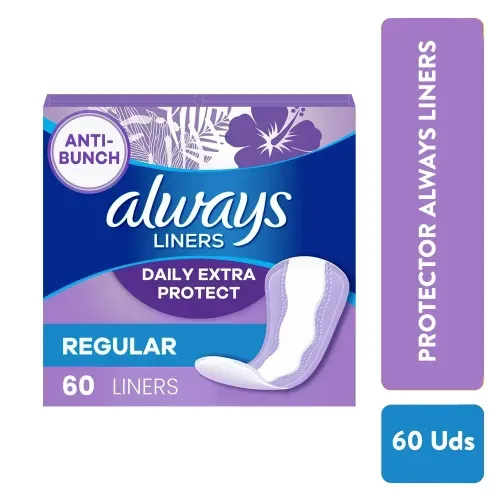 Always Protector Diario Regu Liners 60 Unidad