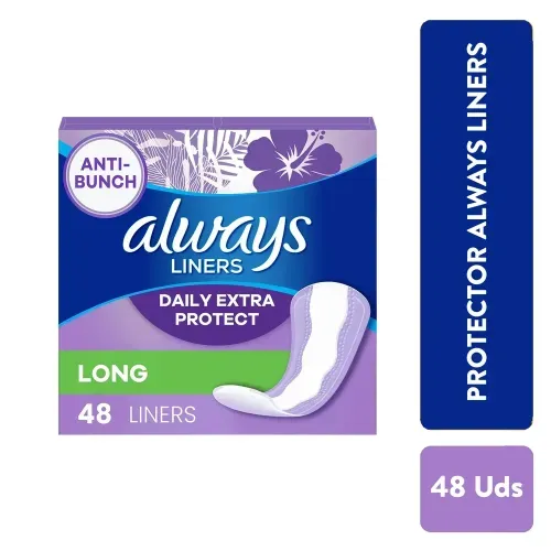 Always Protecto Diario Largo Liners 48 Unidad