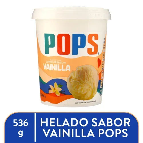 Helado Pops Vainilla 536g