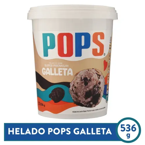 Helado Pops Galleta 536gr
