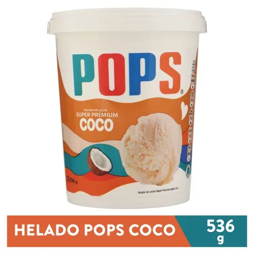 Helado Pops Coco 536gr