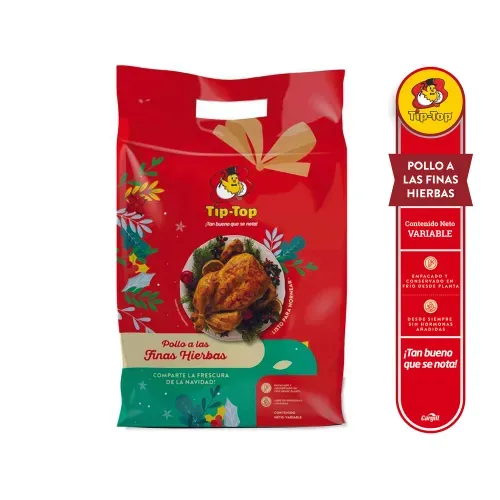 Pollo Entero Tip Top Finas Hierbas 4 lb