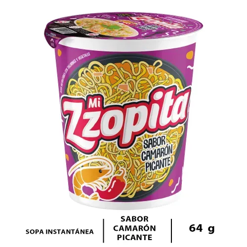 Sopa Mizzopita De Camarón Picante - 64 g