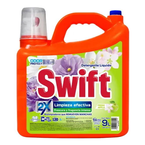Detergente Liquido Swift Fresh Apple - 9 L