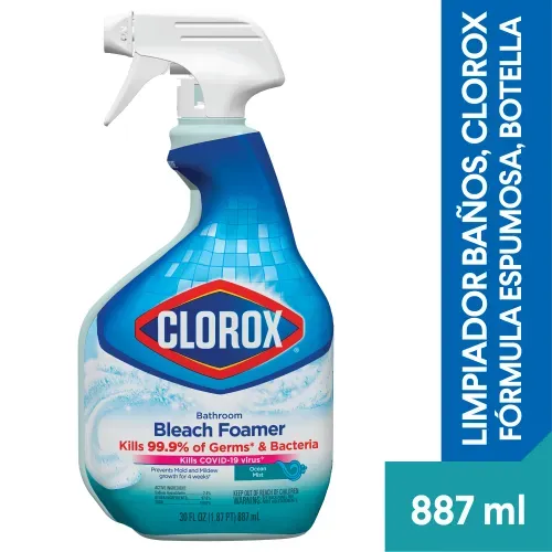Clorox Bleach Foamer Bathroom 887ml