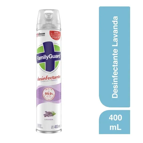 Desinf Aerosol Familyguard Lavand 400 Ml