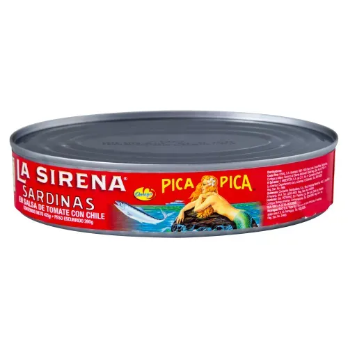 Sardina La Sirena en Salsa de Tomate con Chile Ovalada - 425 g