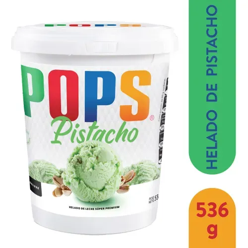 Helado Pops Pistacho 536gr