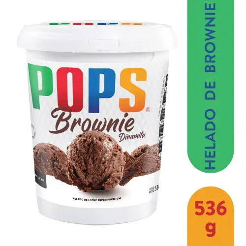 Helado Pops Brownie Dinamita 536gr