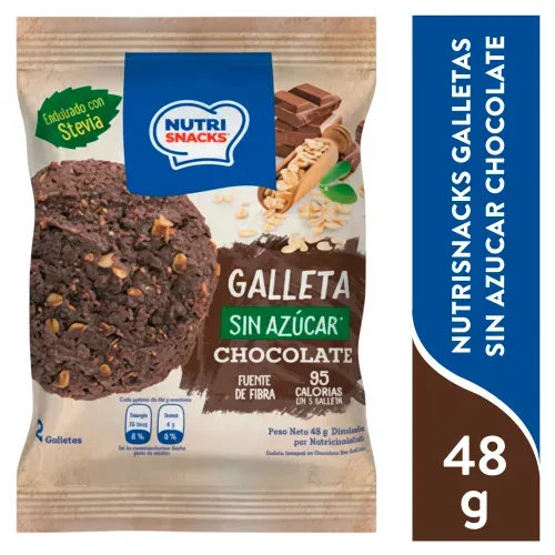 Nutrisnacks Galle Sin Azucar Chocol 48Gr
