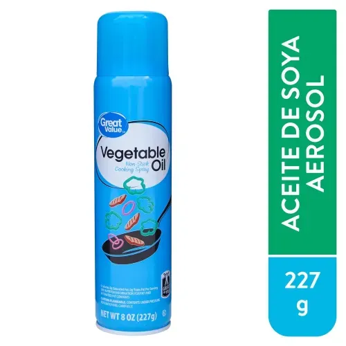 Aceite Great Value Soya Aerosol 227gr