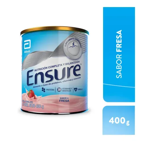 Complemento Ensure®  Sabor Fresa- 400 g