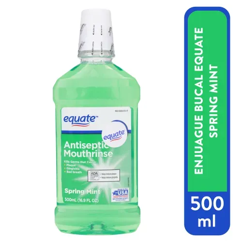 Enjuague Bucal Equate Spring Mint 500ml
