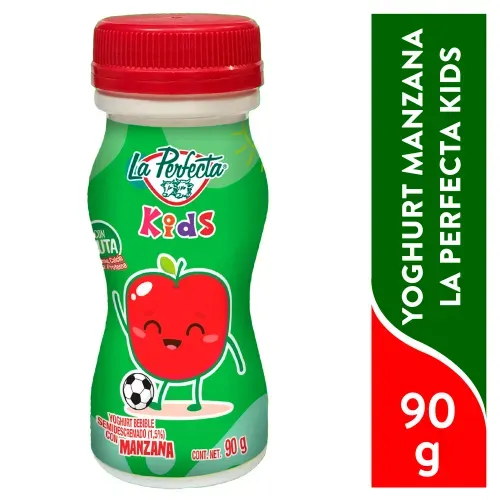 Yoghurt Manzana La Perfecta Kids 90 Gr