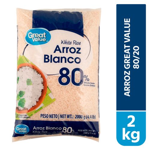Arroz Great Value 80/20 - 2000 g